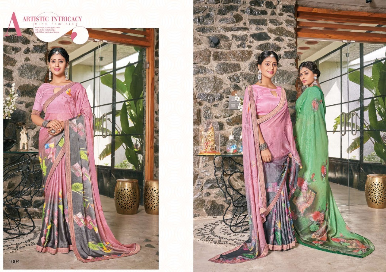 saroj saree delight vol 4 brasso attractive look saree catalog