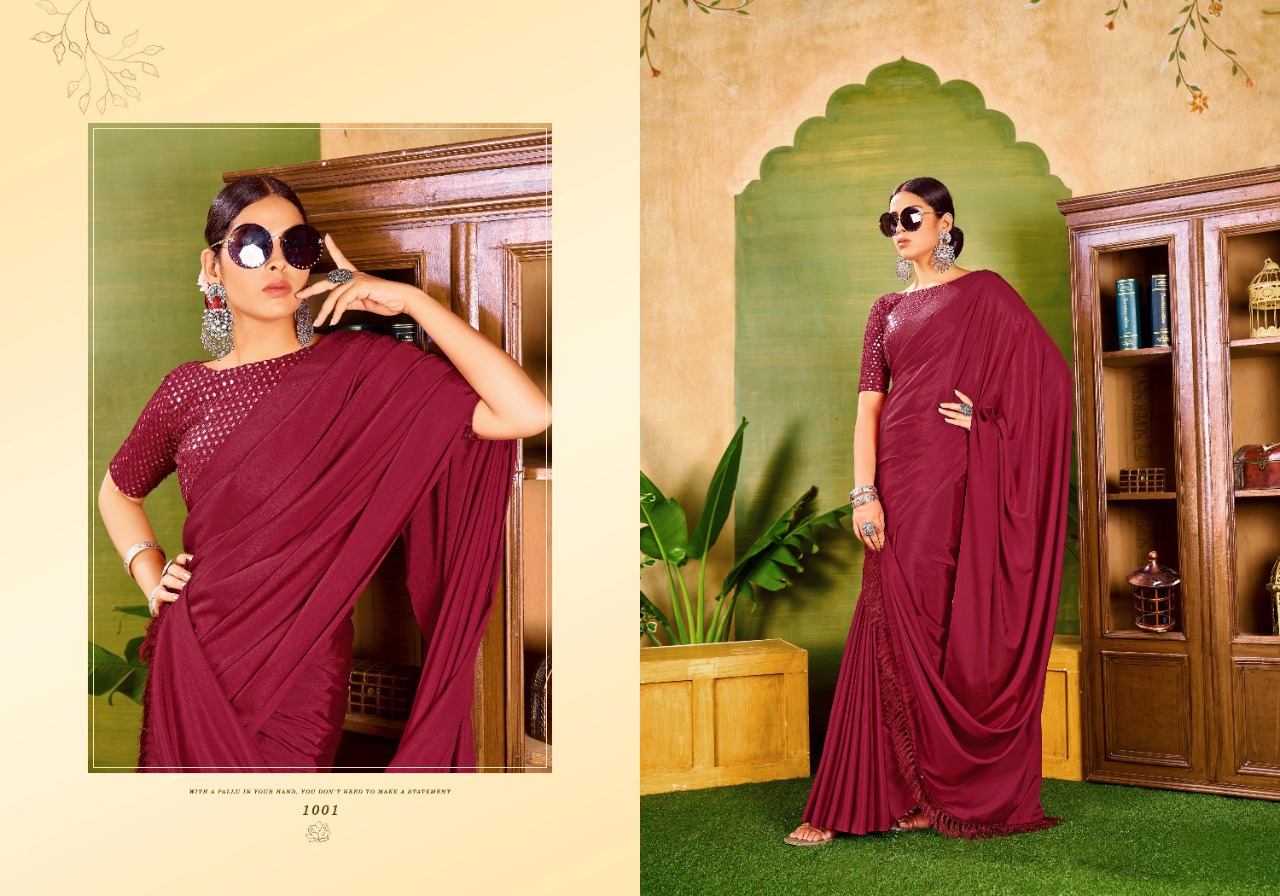 saroj saree femina silk graceful look saree catalog