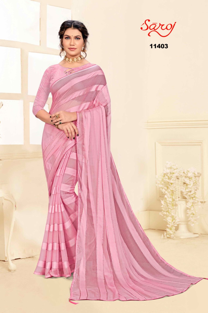 saroj saree Jackpot Vol 2 Georgette regal look saree catalog