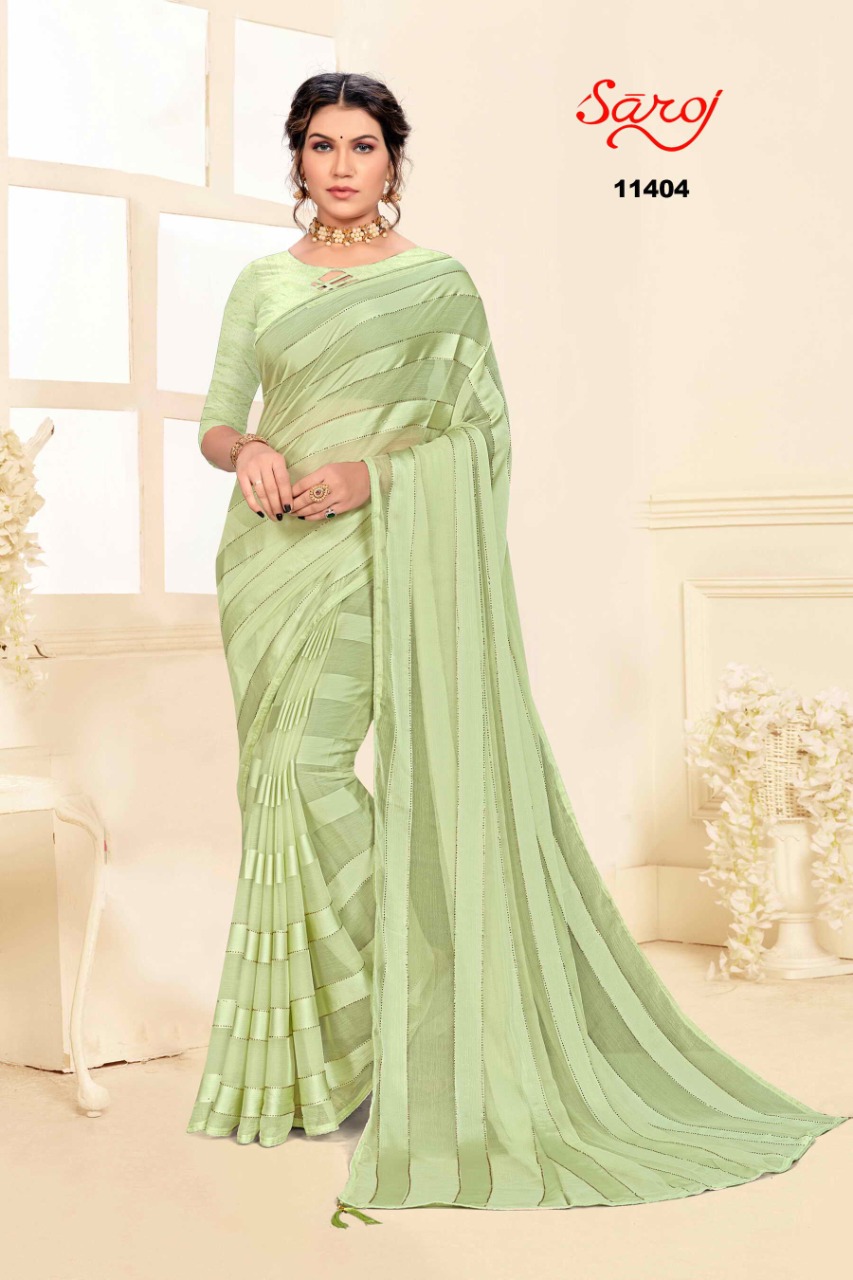 saroj saree Jackpot Vol 2 Georgette regal look saree catalog