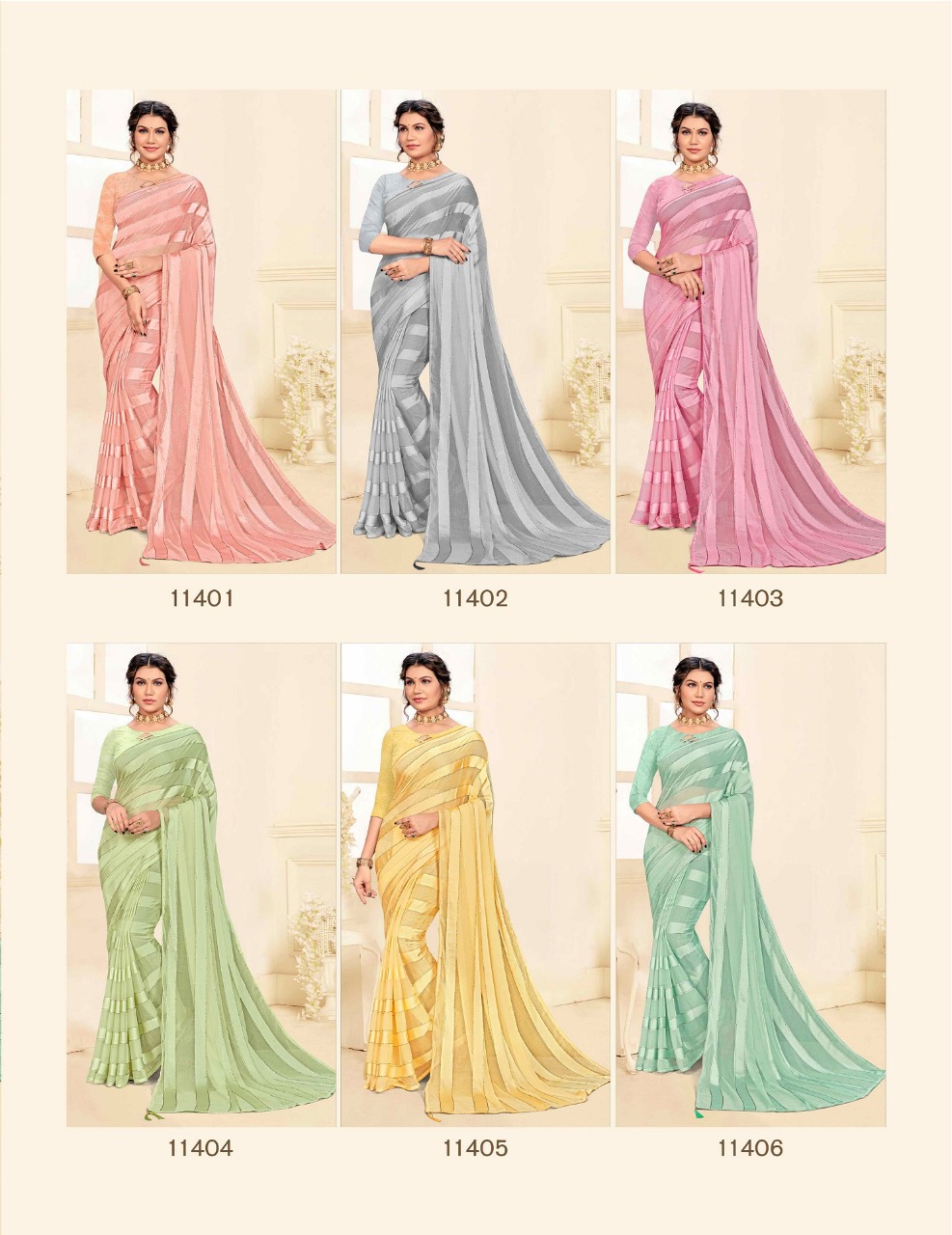 saroj saree Jackpot Vol 2 Georgette regal look saree catalog