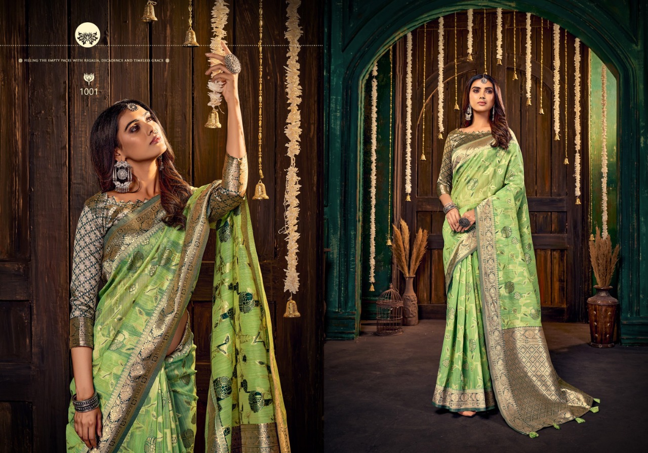 saroj saree Maniratna Vol 4 linen graceful look saree catalog