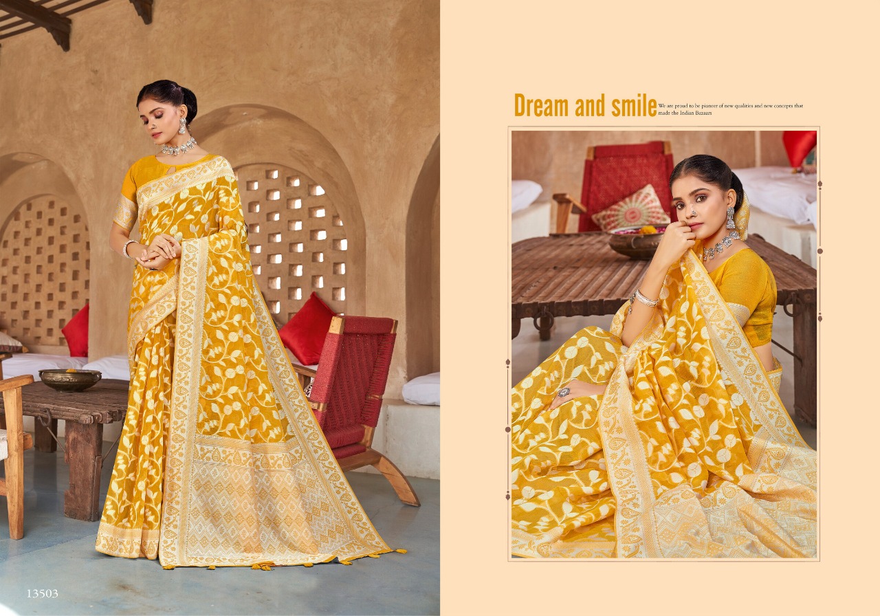 saroj saree sananda vol 1 cotton attractive look saree catalog