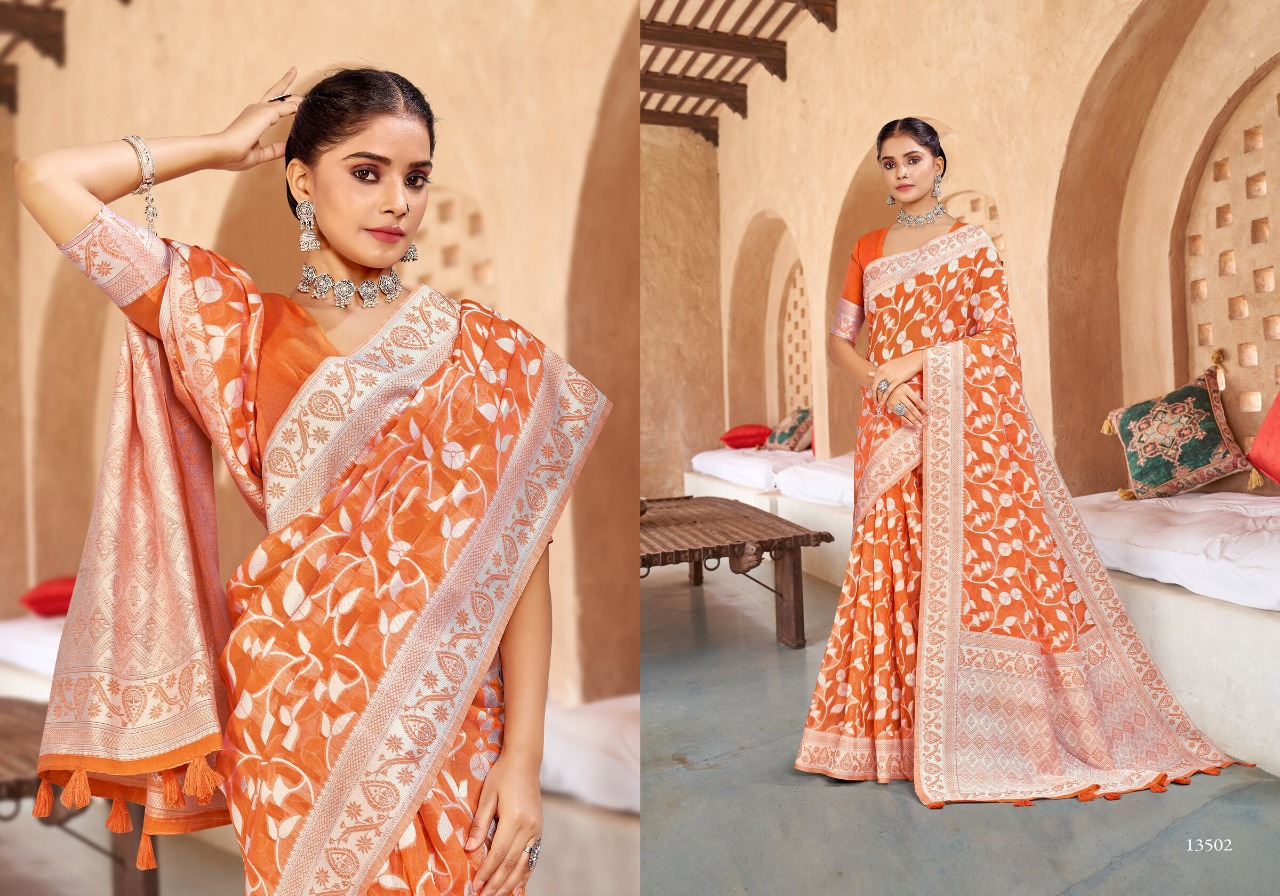 saroj saree sananda vol 1 cotton attractive look saree catalog