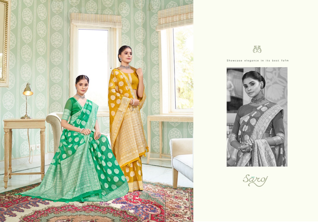 saroj saree sananda vol 2 cotton  gorgeous look sare catalog