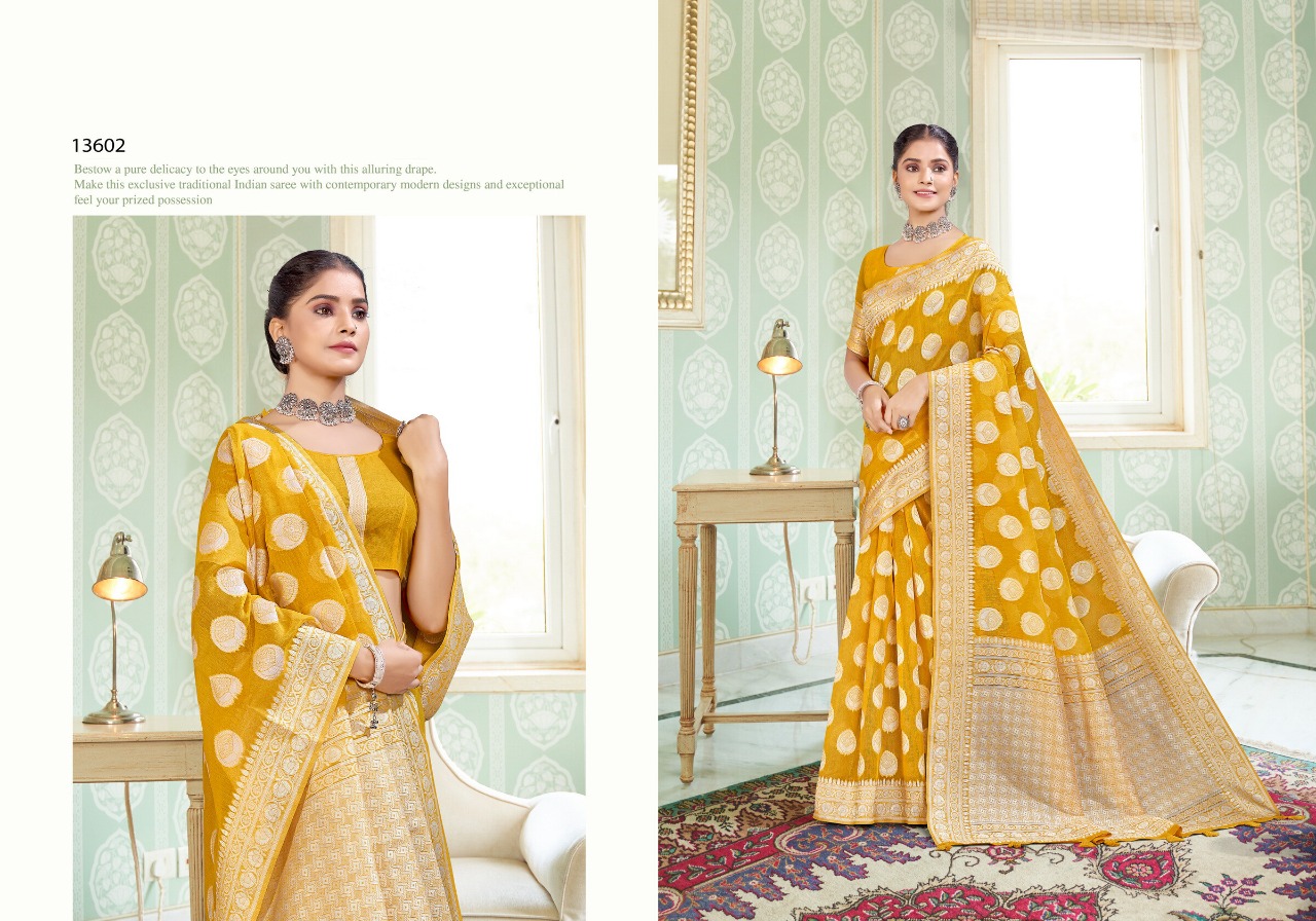 saroj saree sananda vol 2 cotton  gorgeous look sare catalog