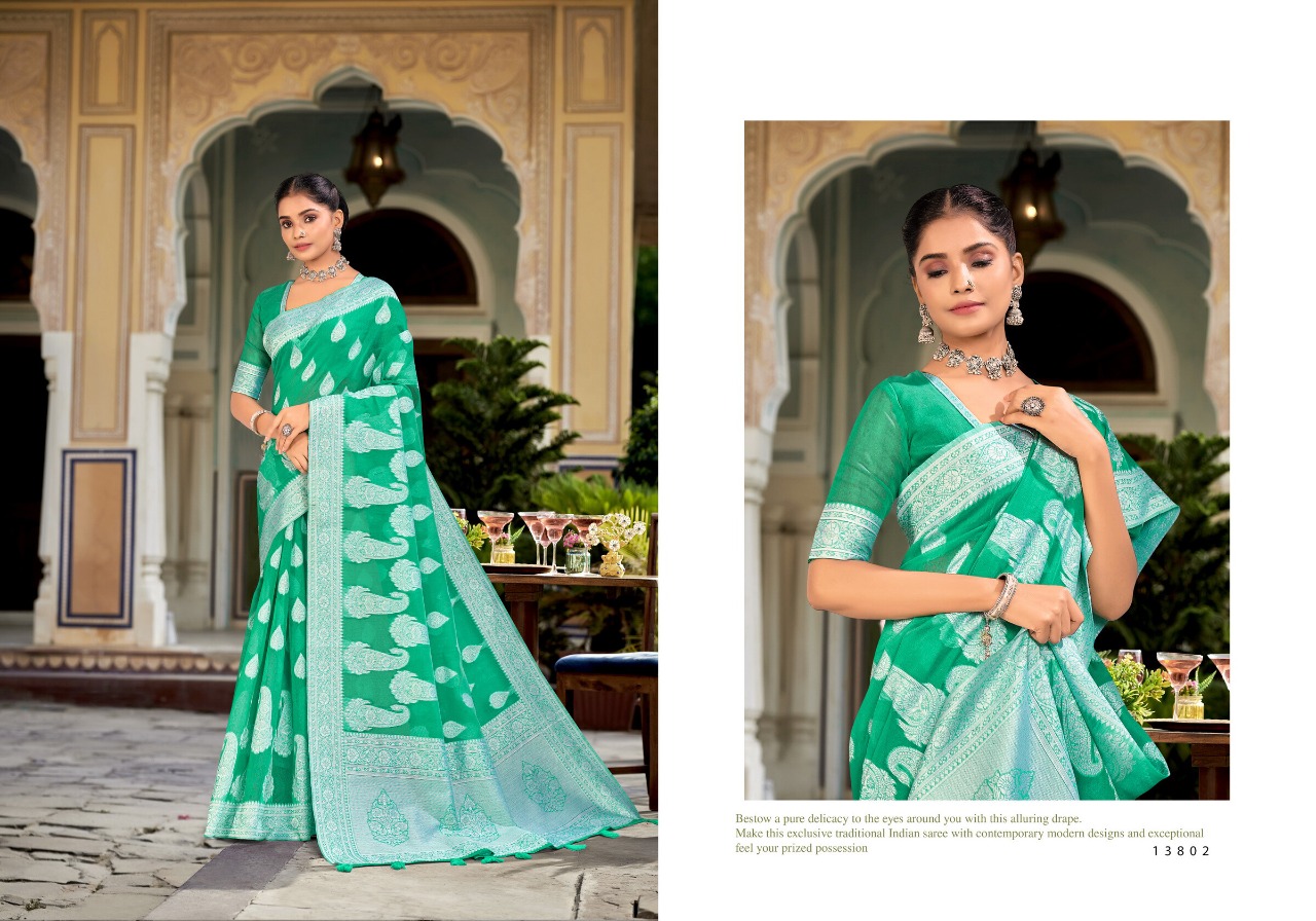 saroj saree sananda vol 4 cotton gorgeous look saree catalog