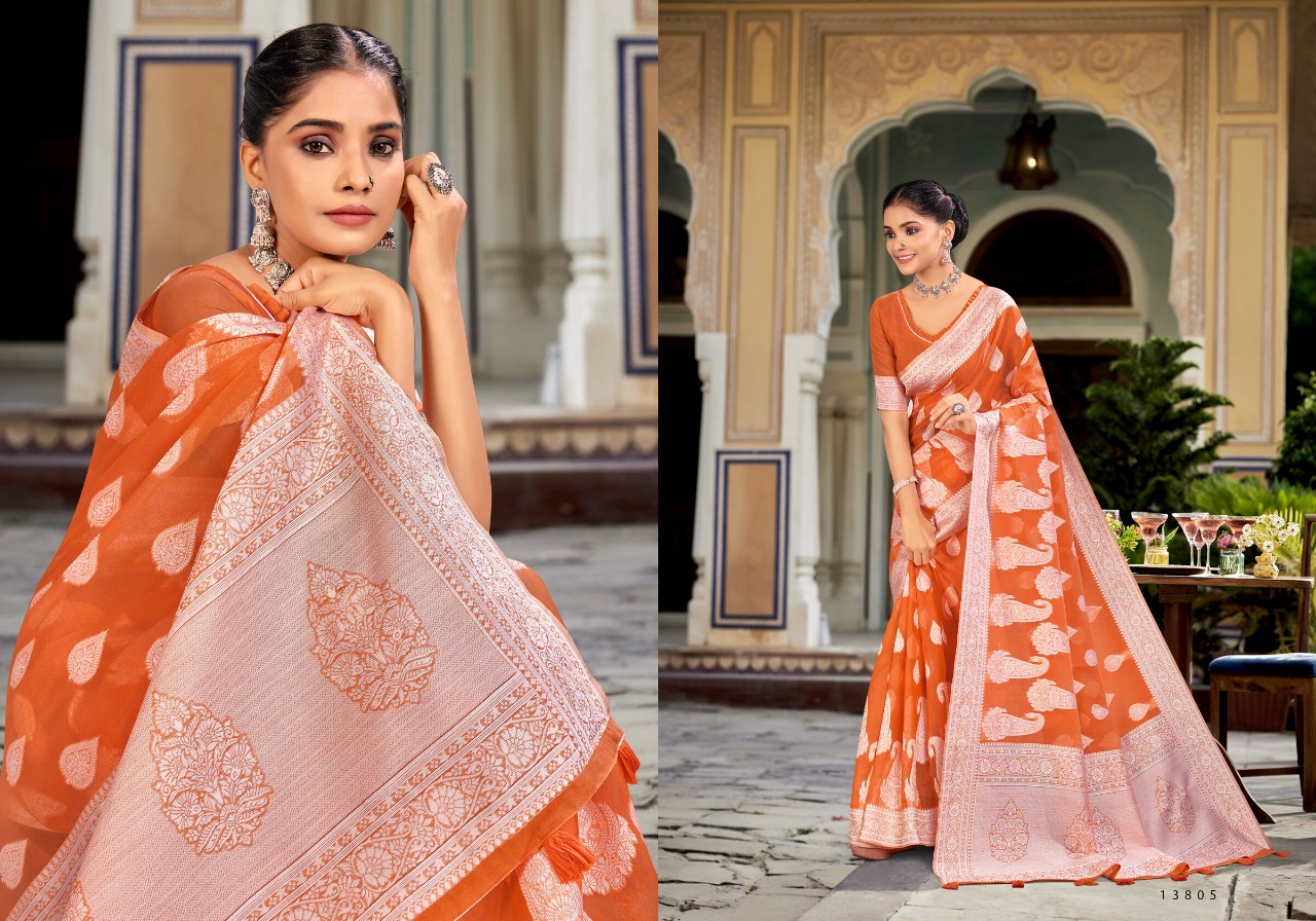 saroj saree sananda vol 4 cotton gorgeous look saree catalog