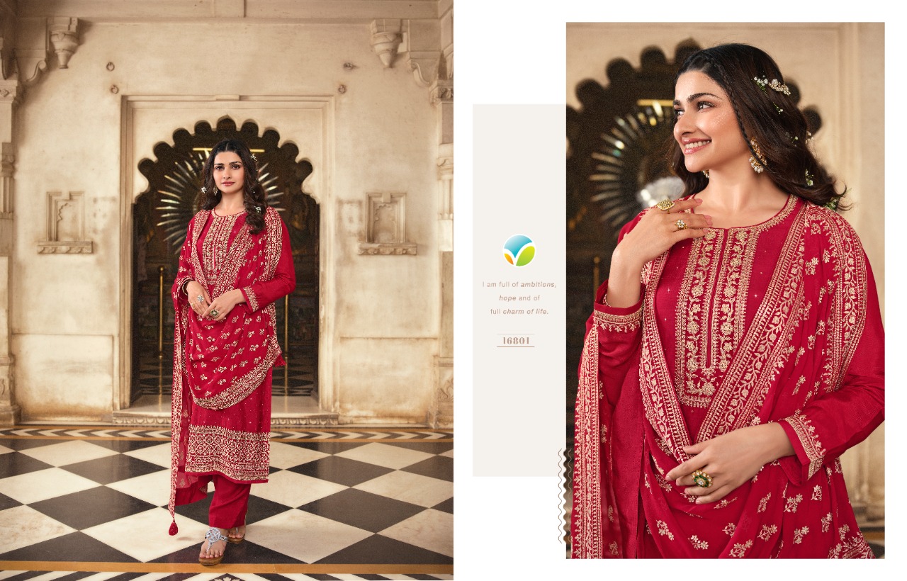 vinay fashion kaseesh nilofar hitlist dola gorgeous look salwar suit catalog