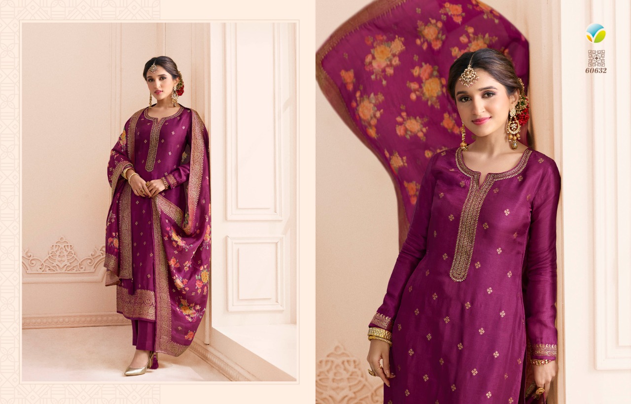 vinay fashion kaseesh Zareena 3 dola regal look salwar suit catalog