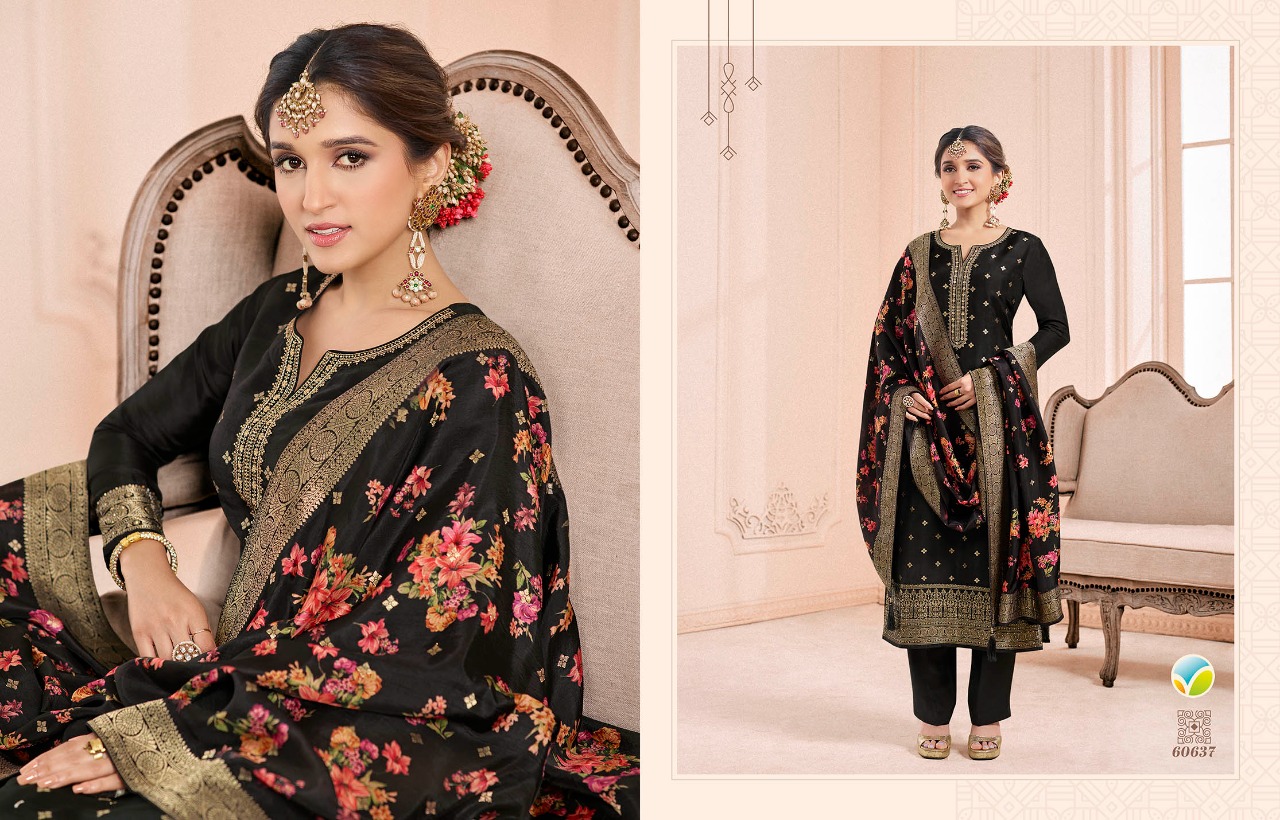 vinay fashion kaseesh Zareena 3 dola regal look salwar suit catalog