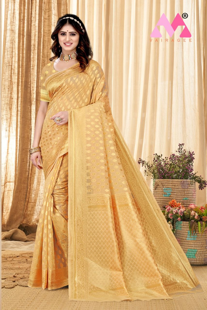 vivera international noorie Chanderi cotton catchy look saree catalog