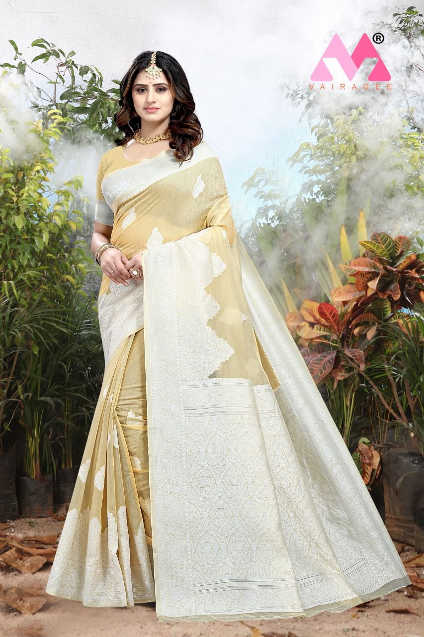 vivera international Princess 5  Chanderi cotton catchy look saree catalog