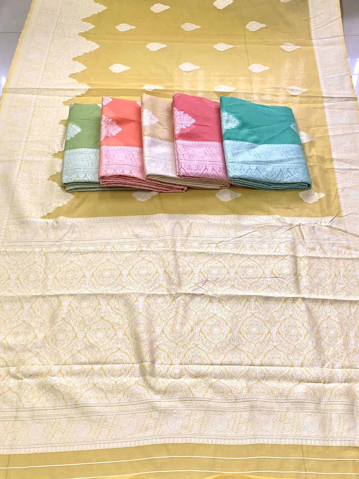 vivera international Princess 5  Chanderi cotton catchy look saree catalog