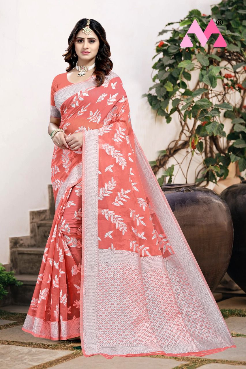 vivera international Princess 6  Chanderi cotton catchy look saree catalog