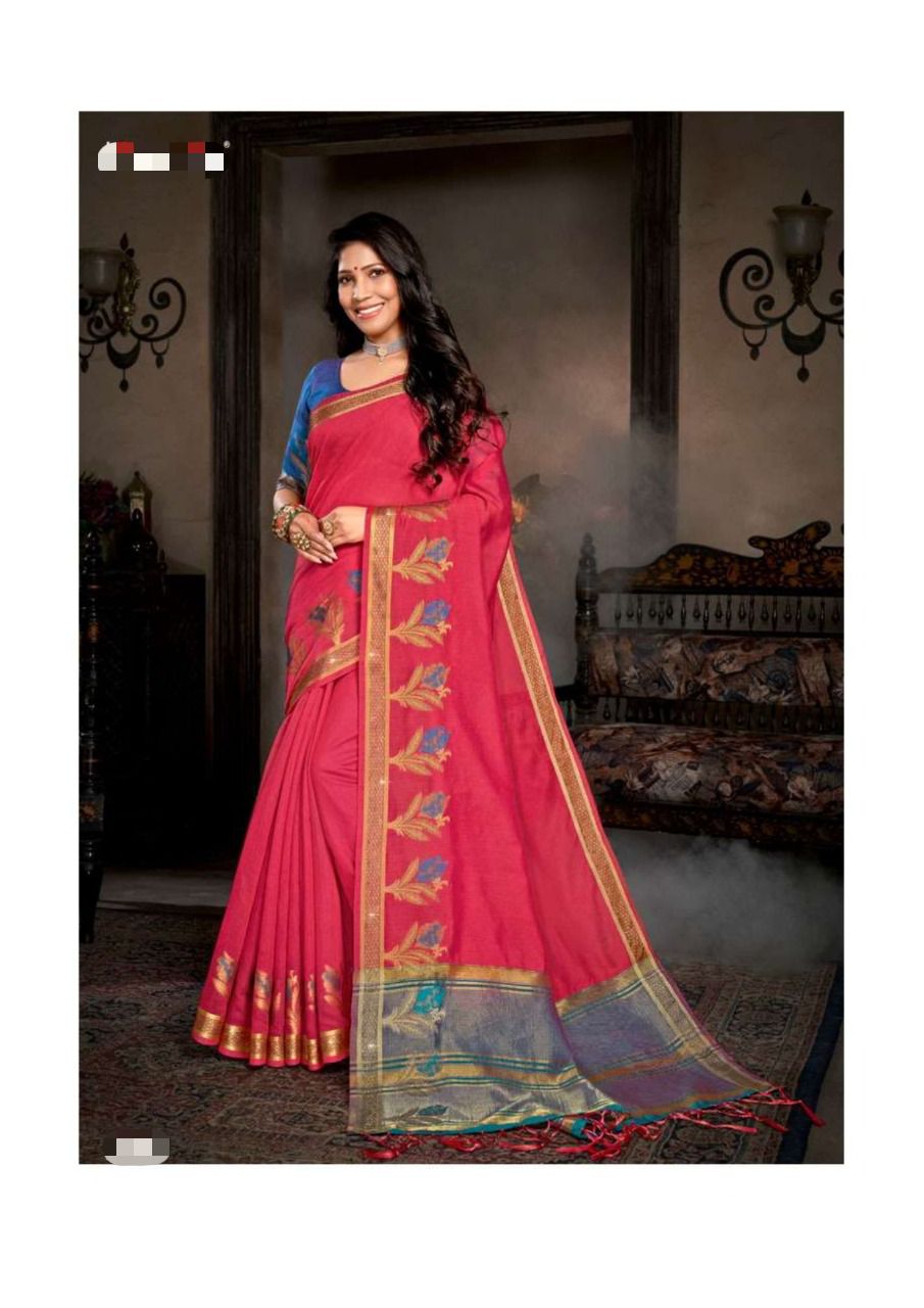 vivera international shangrilla cotton festive look saree catalog