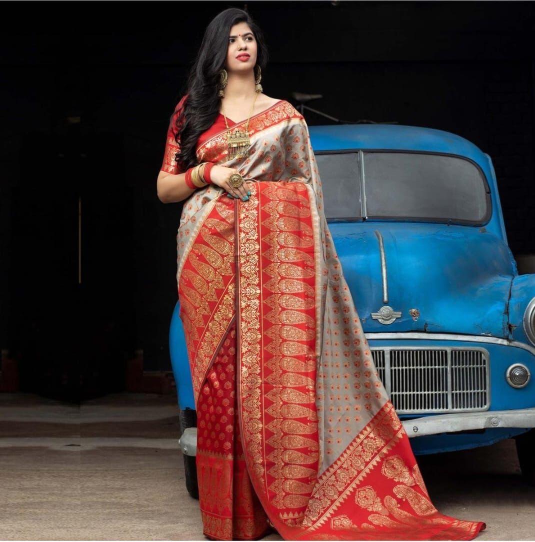 vivera international subhlaxmi 4 silk Classic trendy look saree single