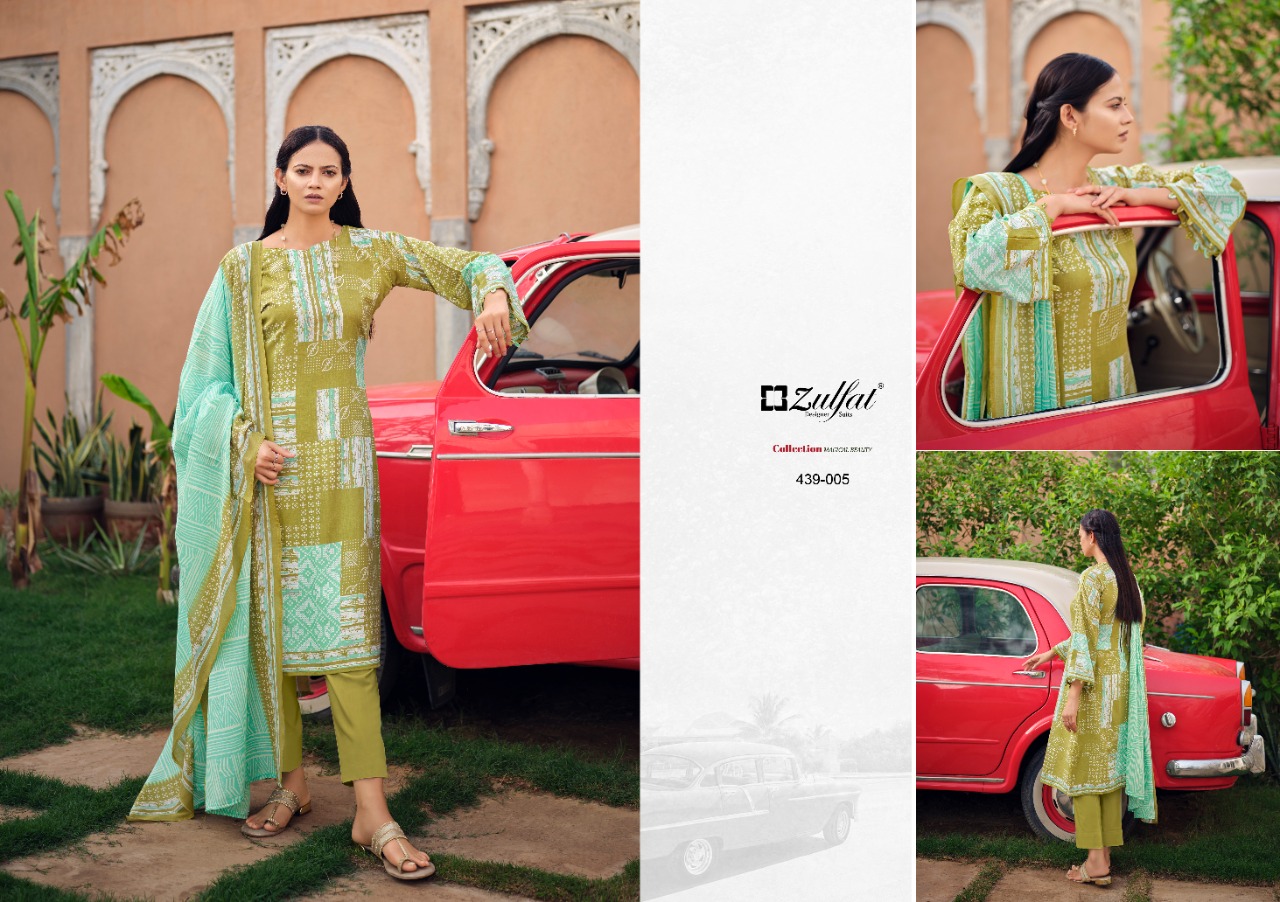 zulfat designer suit aurika cotton elegant look salwar suit catalog