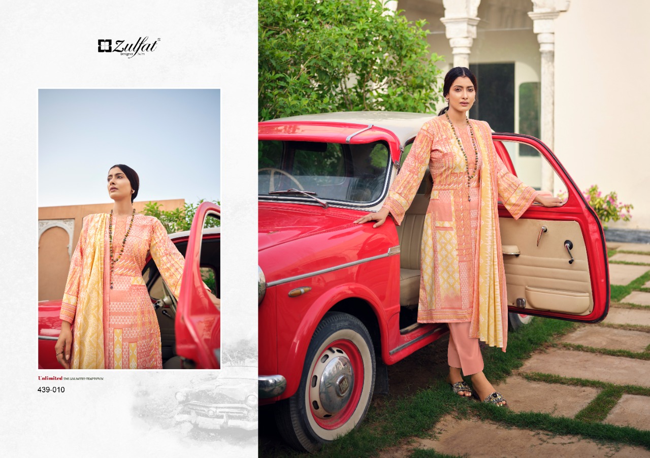 zulfat designer suit aurika cotton elegant look salwar suit catalog