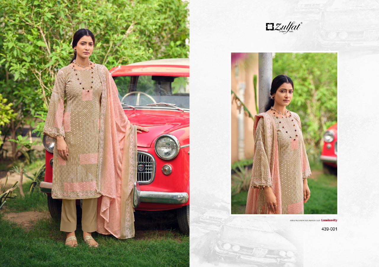 zulfat designer suit aurika cotton elegant look salwar suit catalog