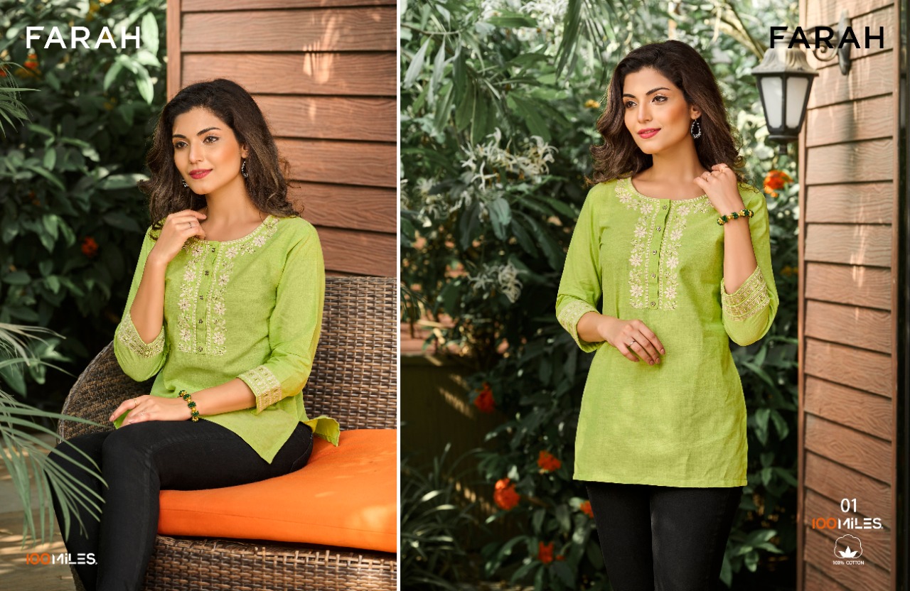 100 miles farah cotton classic trendy look tops catalog