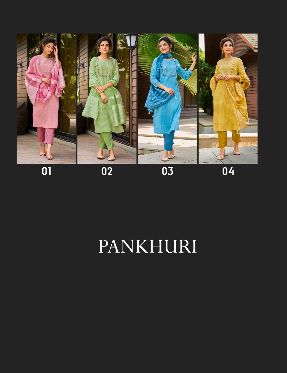 100 miles pankhuri cotton new and modern style top bottom with dupatta catalog