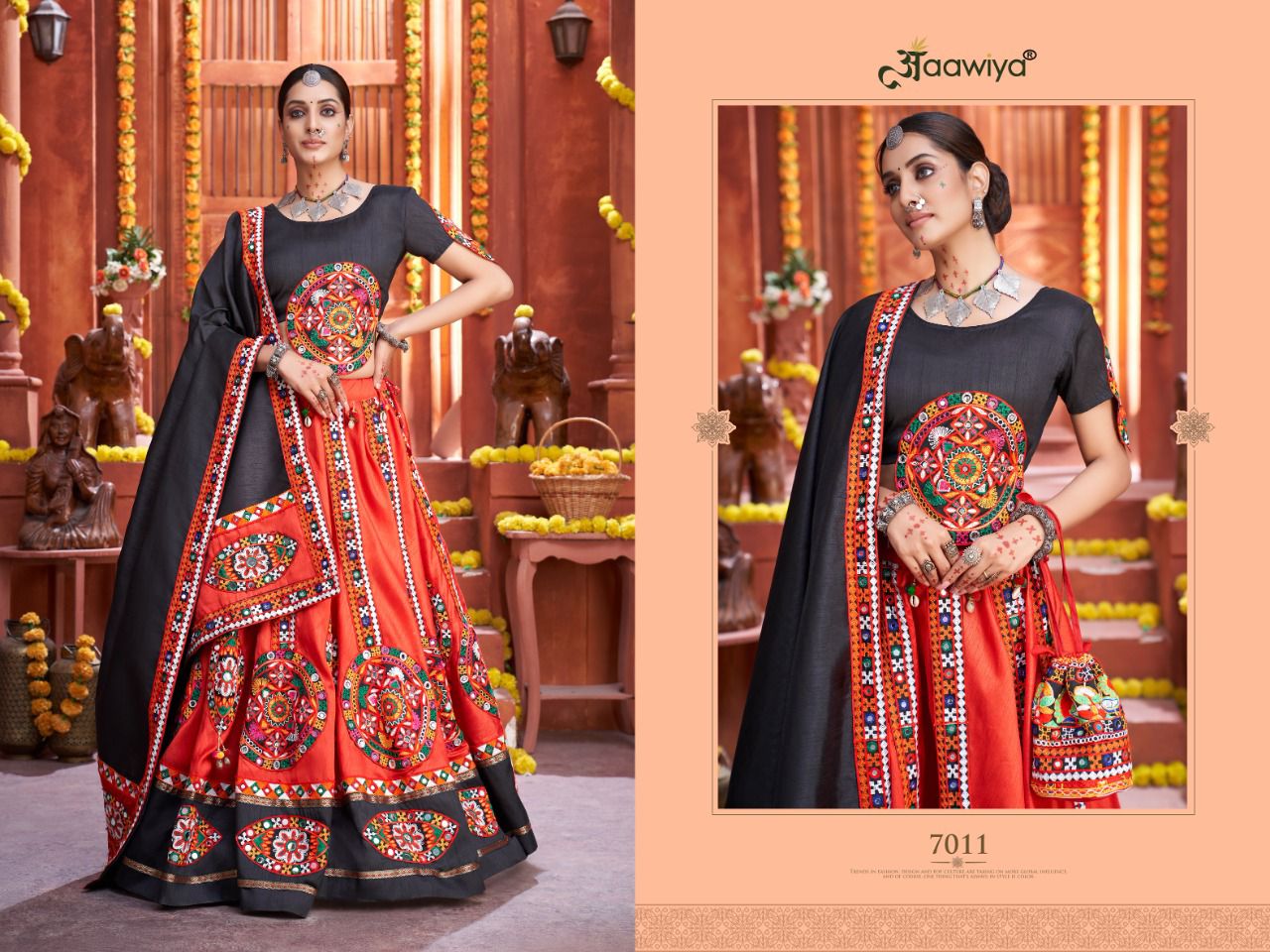 aawiya official rajwadi vol 3 fancy Innovative look lehenga choli catalog