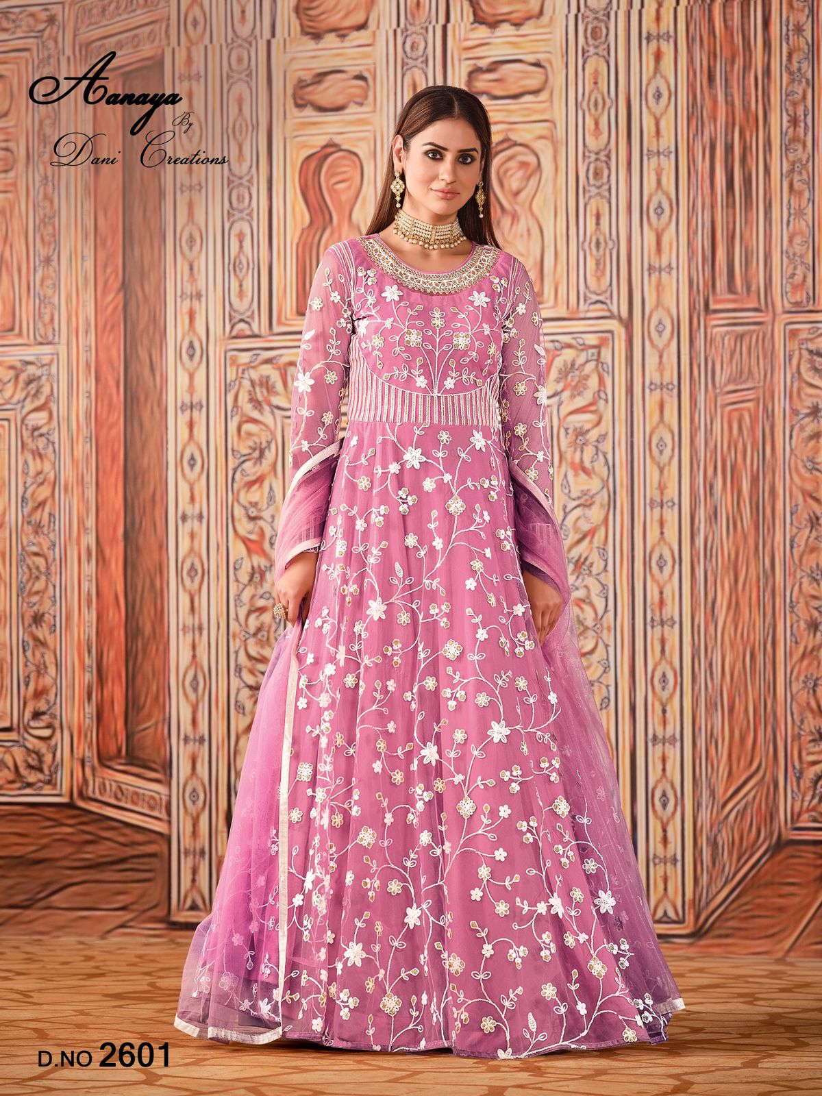 dani Aanaya 2601 georgette regal look salwar suit single