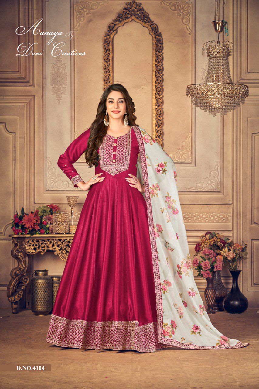 dani aanaya series 4100 vol 141 silk gorgous look salwar suit catalog