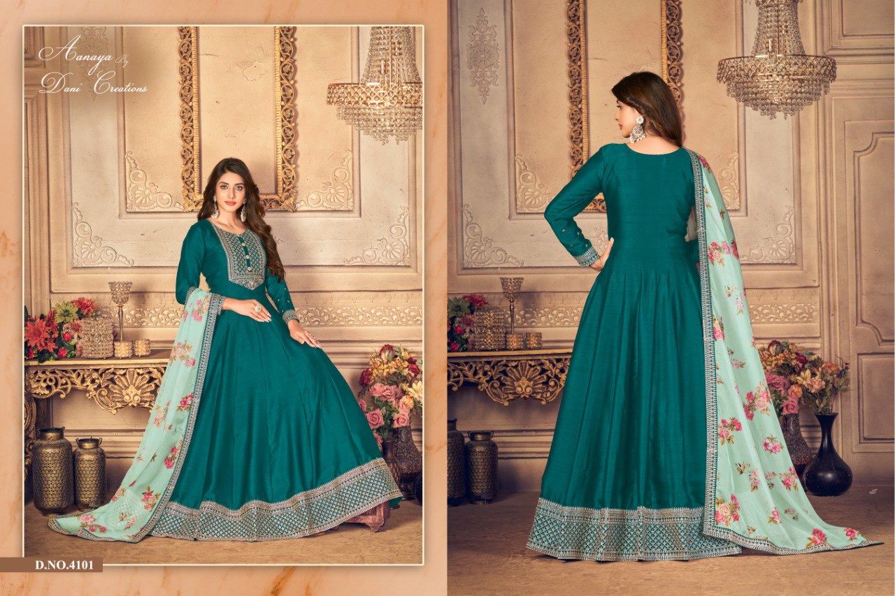 dani aanaya series 4100 vol 141 silk gorgous look salwar suit catalog