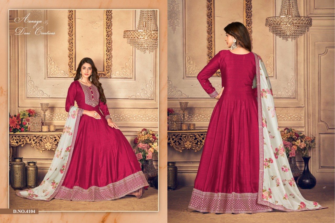 dani aanaya series 4100 vol 141 silk gorgous look salwar suit catalog