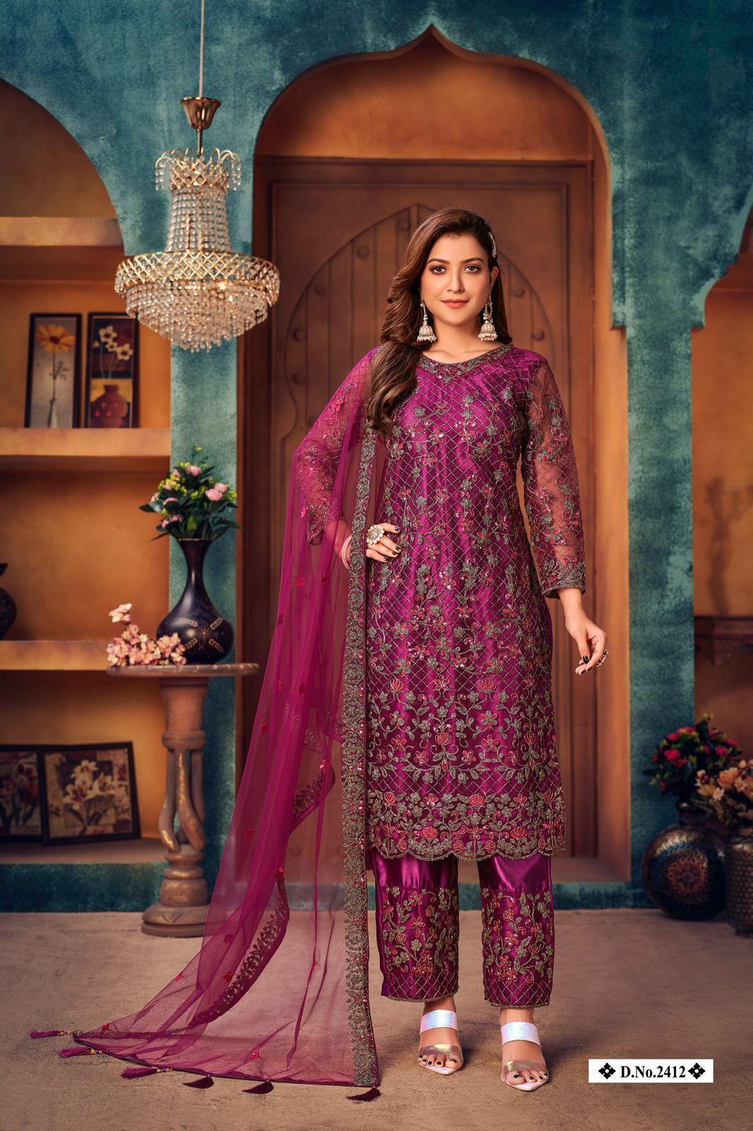 dani twisha vol 24 net with havy work gorgeous look salwar suit catalog