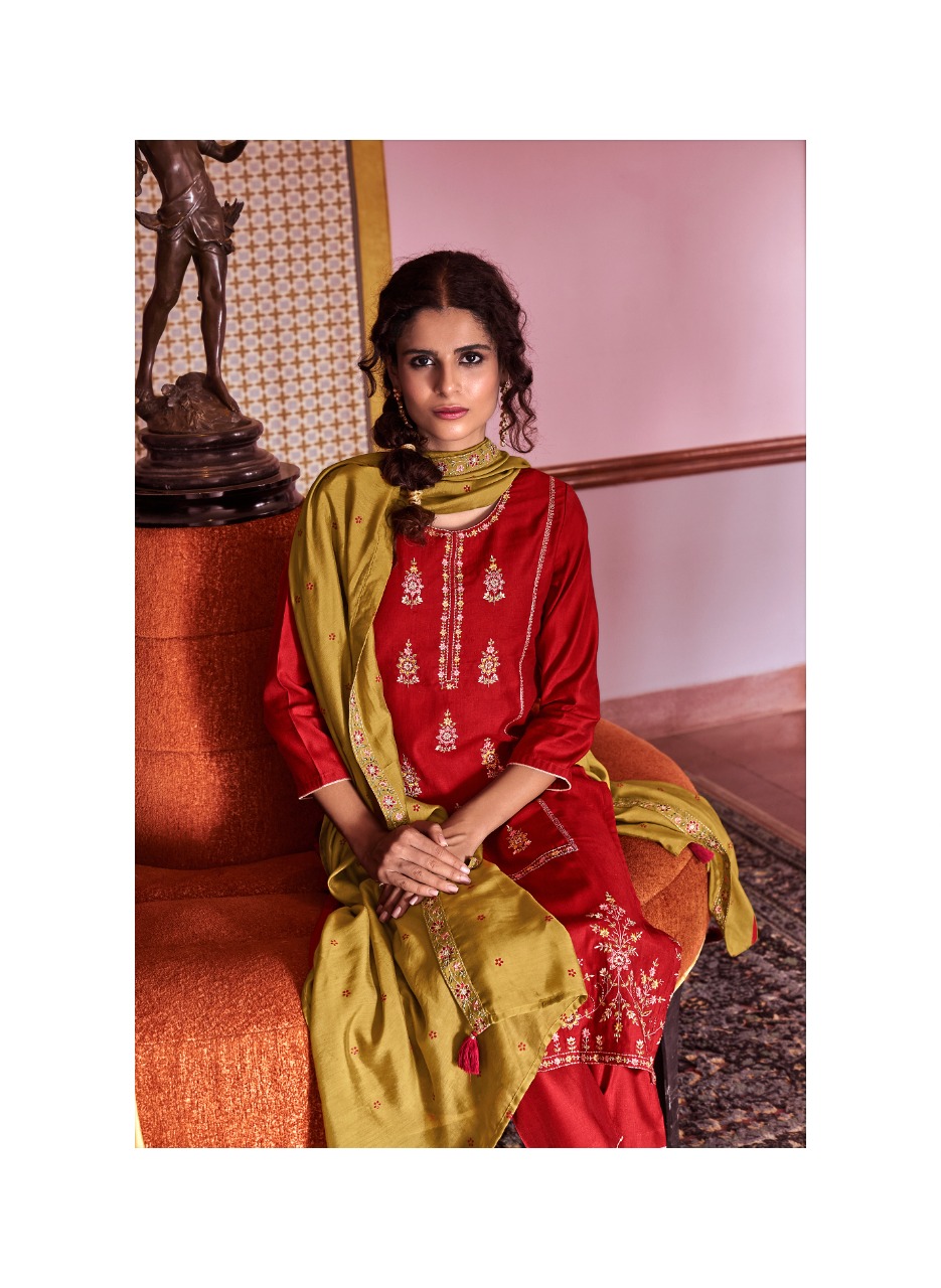 four buttons rangrez 2 viscose elegant look top bottom with dupatta catalog