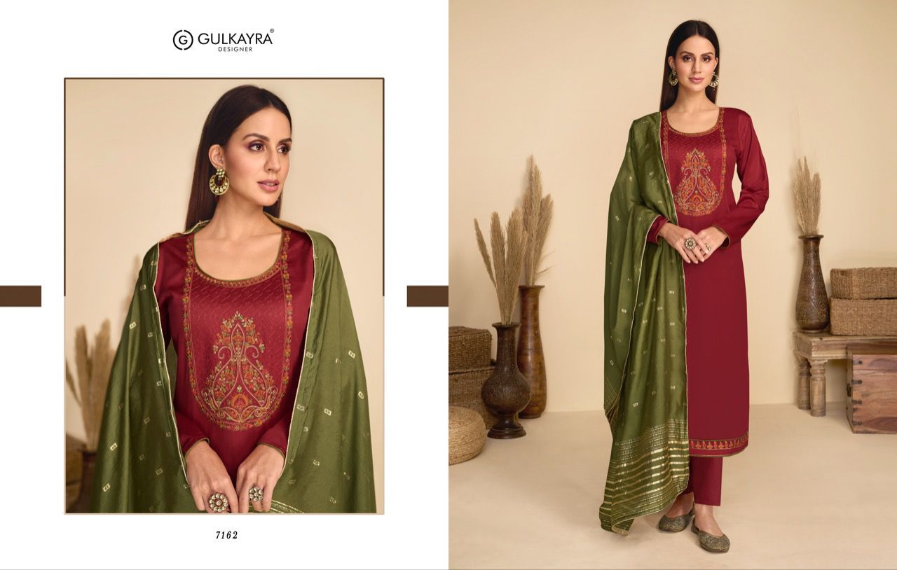 gulkayra designer aaliyah silk gorgeous look salwra suit catalog