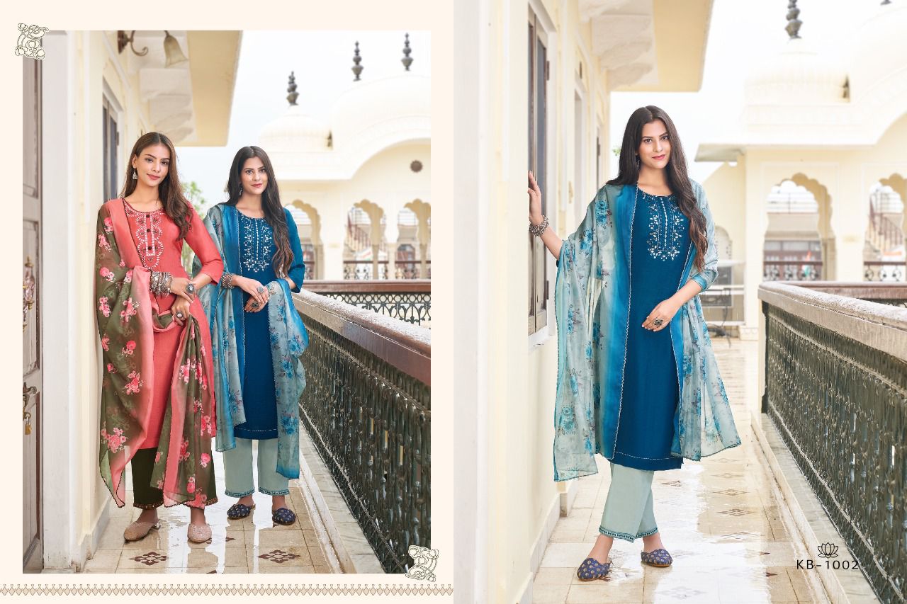 hariyaali karaabi silk graceful look top bottom with dupatta catalog