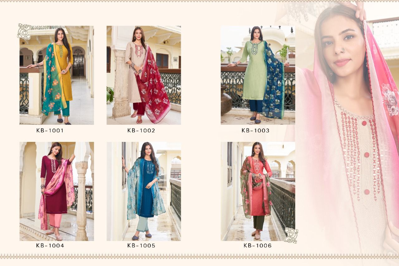 hariyaali karaabi silk graceful look top bottom with dupatta catalog