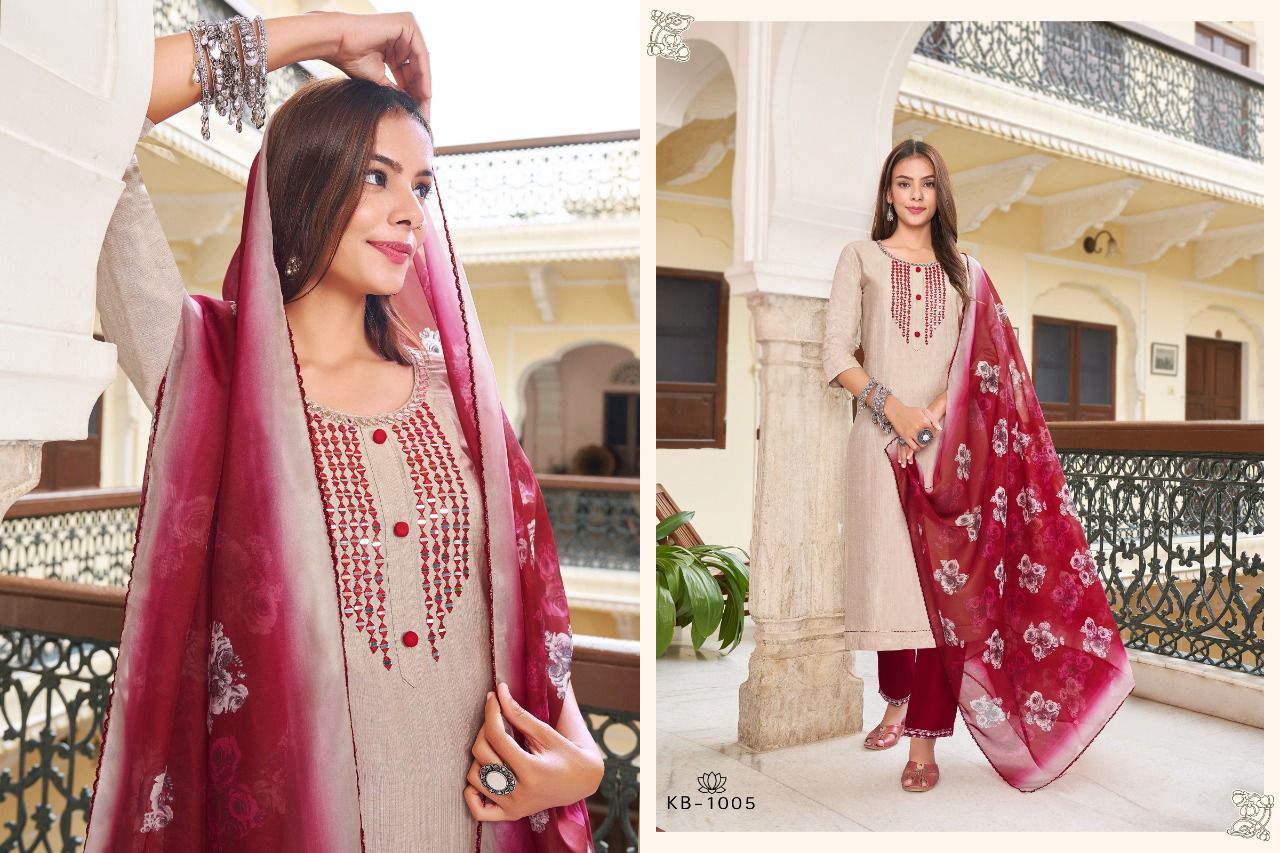 hariyaali karaabi silk graceful look top bottom with dupatta catalog