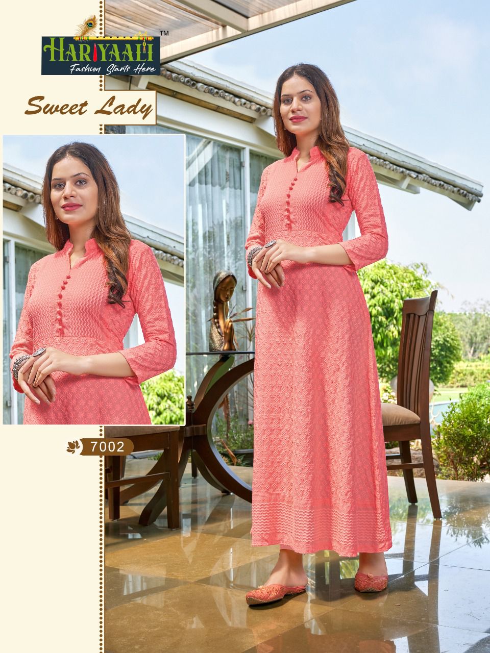 Hariyaali Sweet lady rayon innovative look kurti catalog