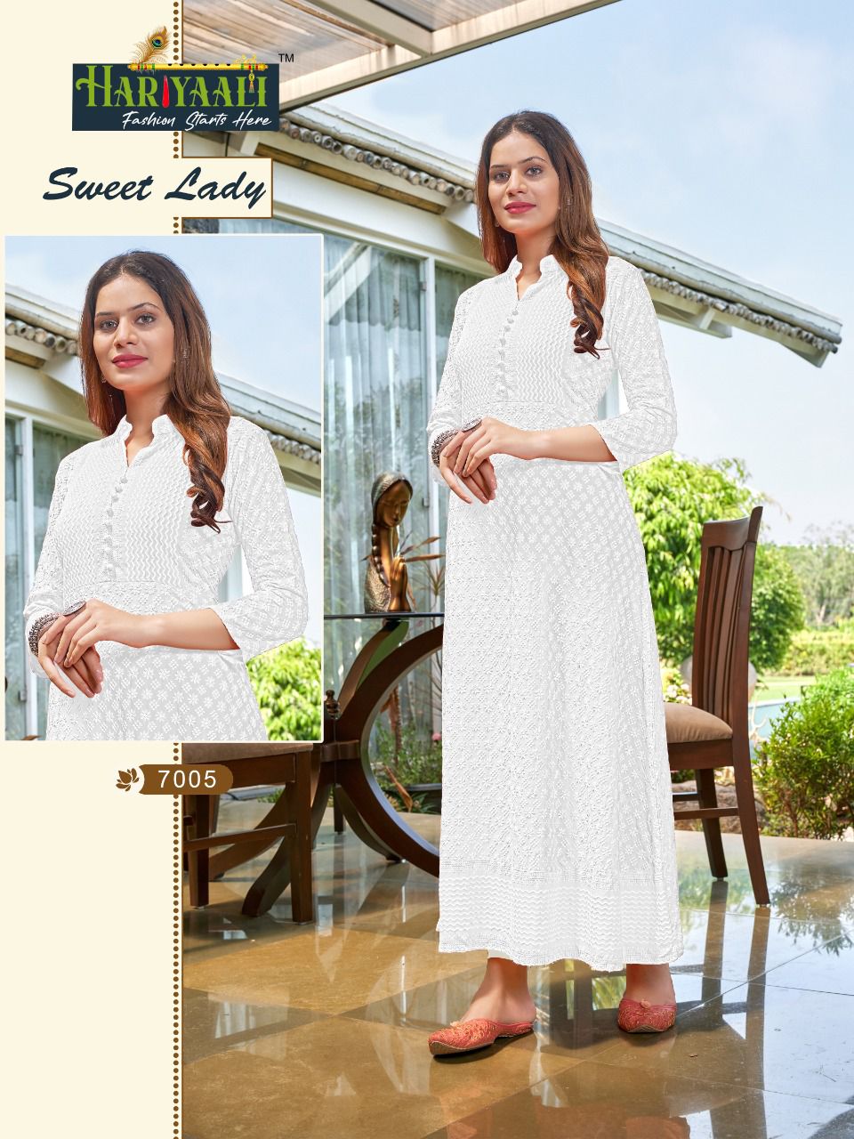 Hariyaali Sweet lady rayon innovative look kurti catalog