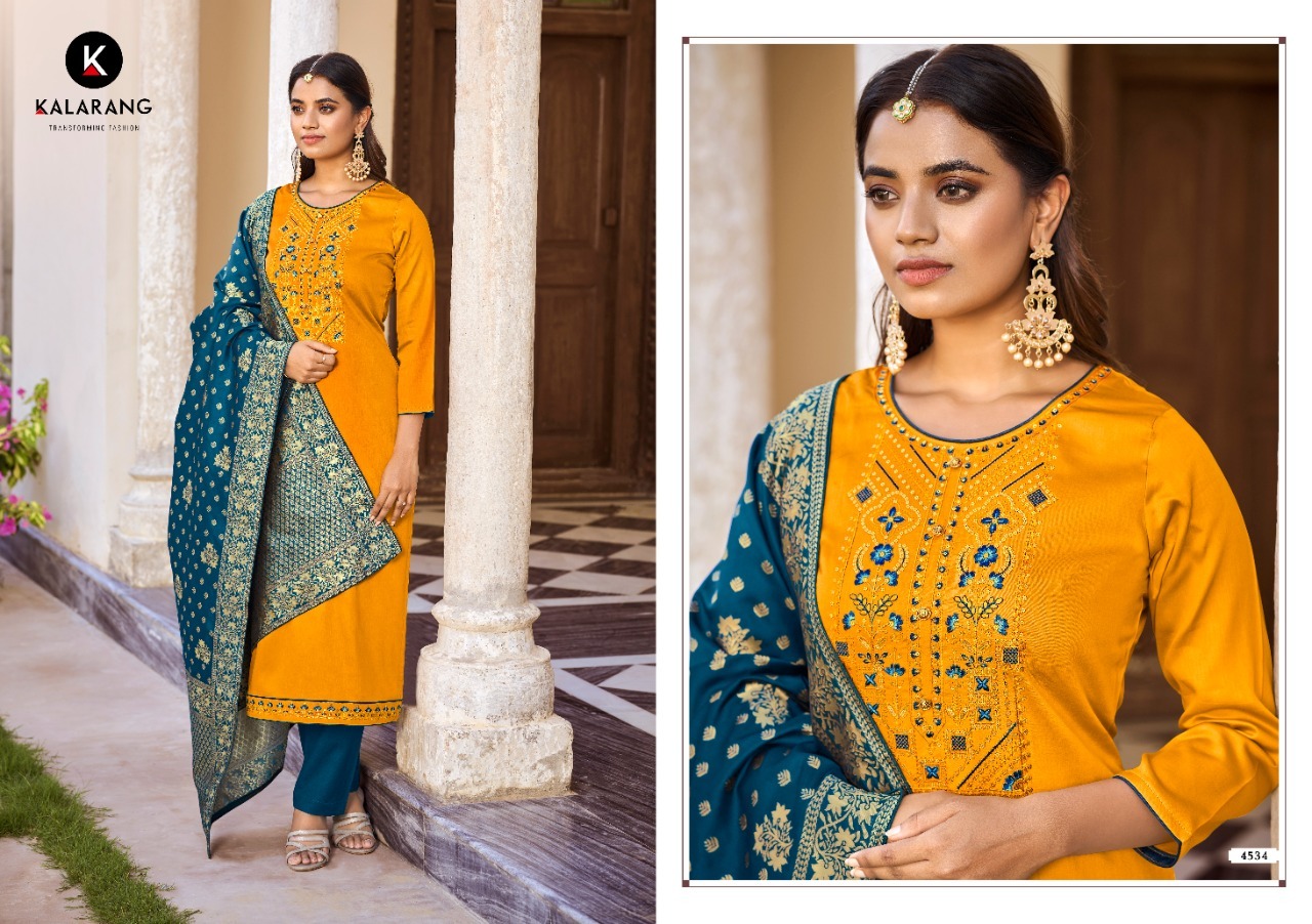 kalarang suhani vol 4 jam silk elegant look salwar suit catalog