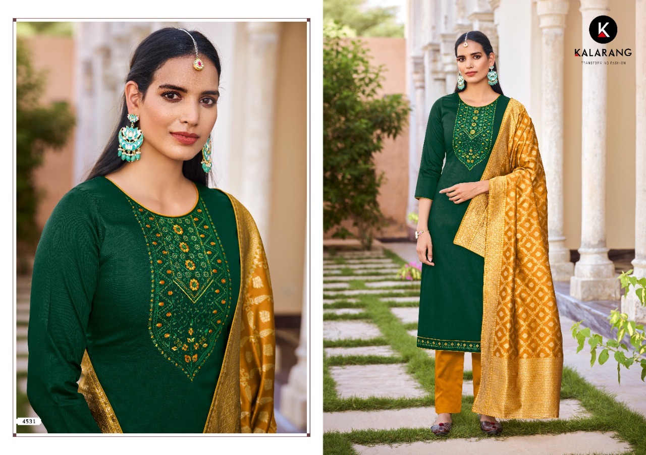 kalarang suhani vol 4 jam silk elegant look salwar suit catalog