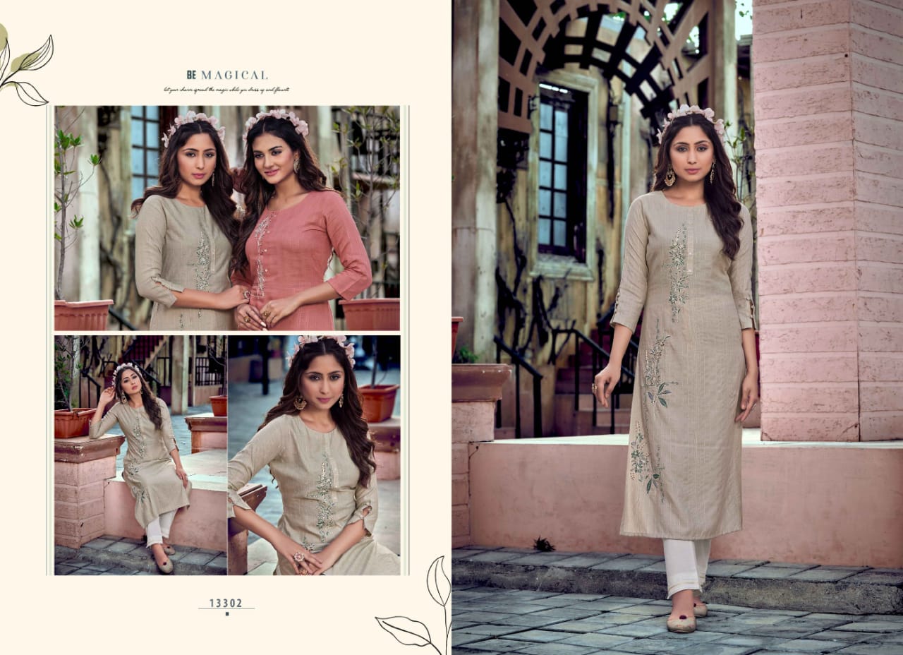 kalaroop by kajree jaggi rayon attractive look kurti catalog