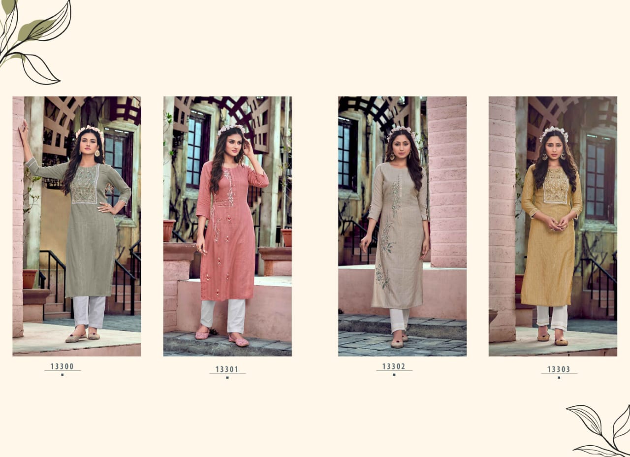 kalaroop by kajree jaggi rayon attractive look kurti catalog