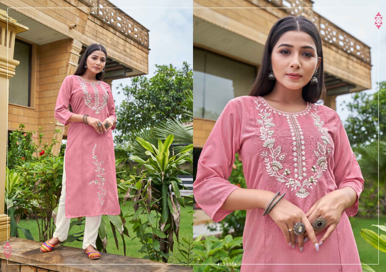 kalaroop by kajree lava rayon innovative look kurti catalog