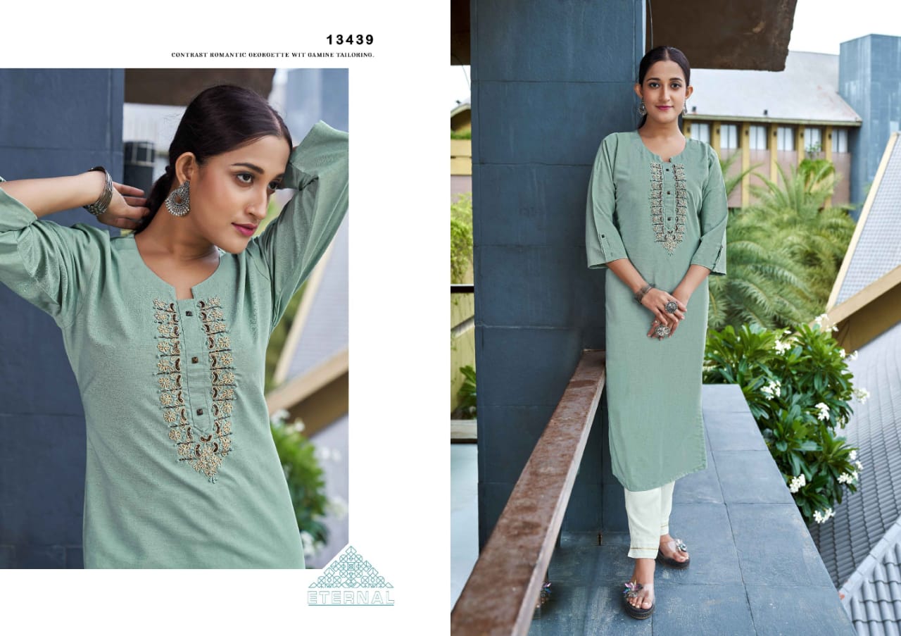 kalaroop by kajree riya riyon astonishing kurti catalog