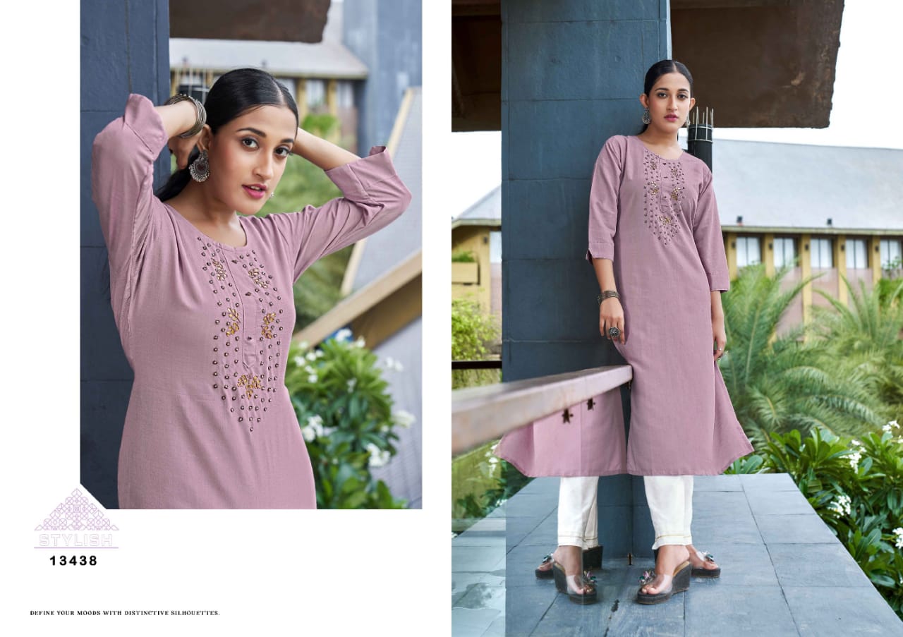 kalaroop by kajree riya riyon astonishing kurti catalog