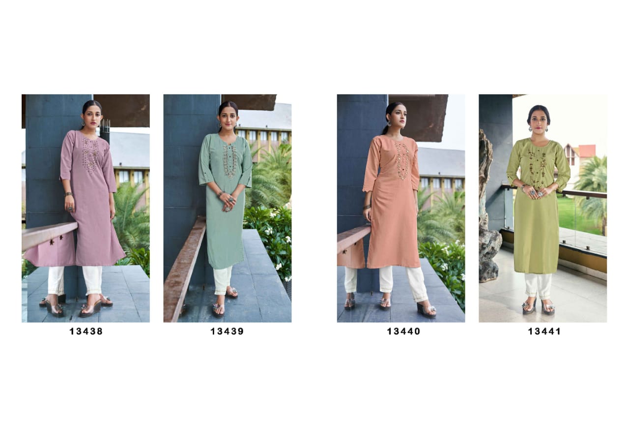 kalaroop by kajree riya riyon astonishing kurti catalog