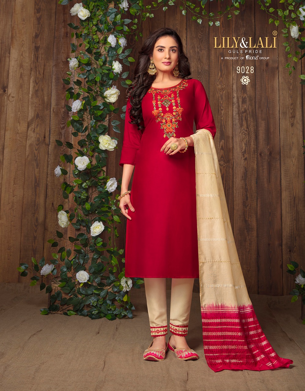 lily and lali madhvi muslin new and modern style top with bottom and dupatta catalog