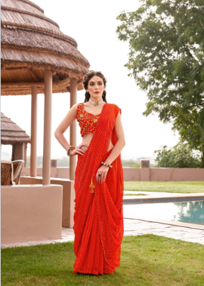 lt kashi creation arya georgette attractive look saree catalog