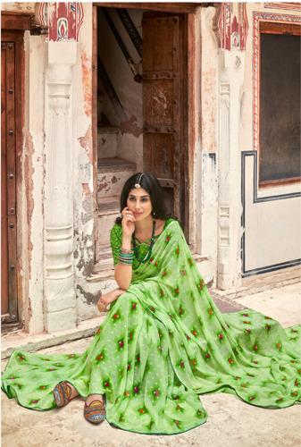 lt kashvi creation bahurani georgette exclusive print saree catalog